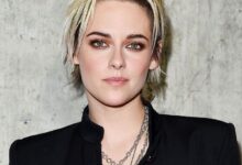Kristen stewart orange bleach blonde hair