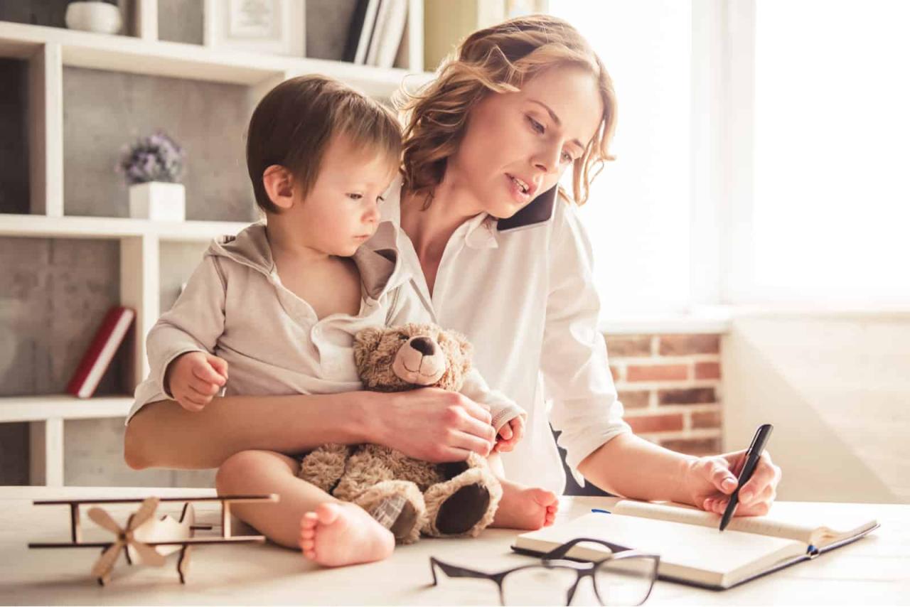 Joy of working mother