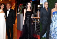 Amal clooney mixes old boho with new boho