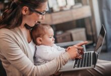 Joy of working mother