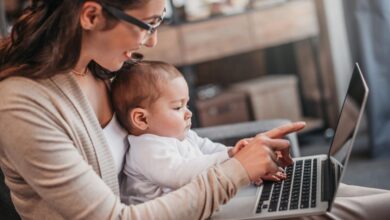 Joy of working mother