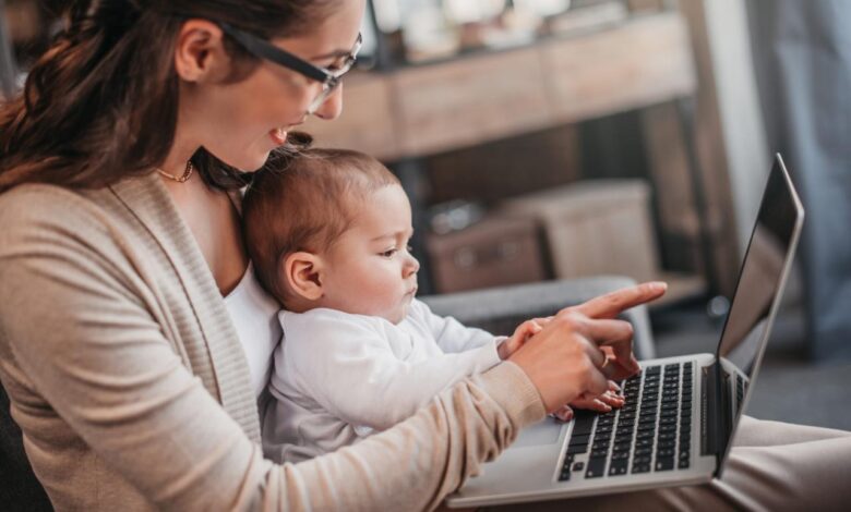 Joy of working mother