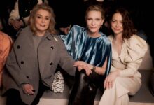 Emma stone louis vuitton paris fashion week show