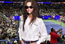 Katie holmes finds an idyllic transitional outfit for fall