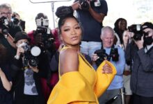 Keke palmer had a very stylish week in vintage dior and new schiaparelli