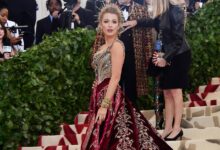 Blake lively saturday night live florals red carpet