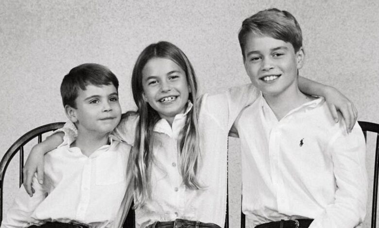 Prince george princess charlotte prince louis holiday spirit westminster abbey
