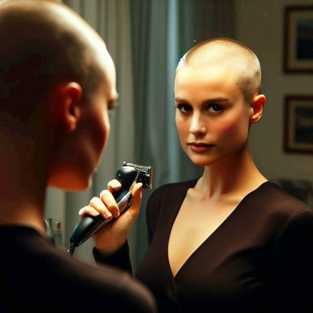 Brie larson pixie cut