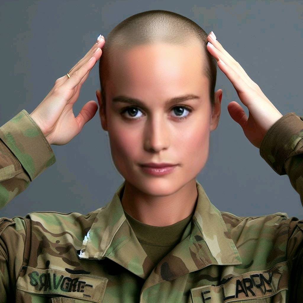 Brie larson pixie cut