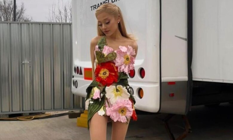 Ariana grande wicked thom browne dress