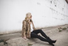 Kate moss signature faux fur jacket