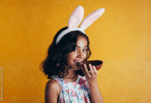 Hop to your easter dinner in bunny ears