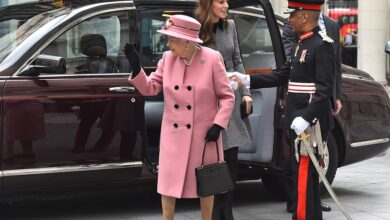 Kate middleton qatar reception london burgundy