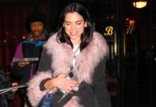 Dua lipa penny lane coat