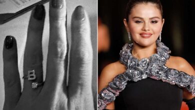 Selena gomez diamond engagement ring