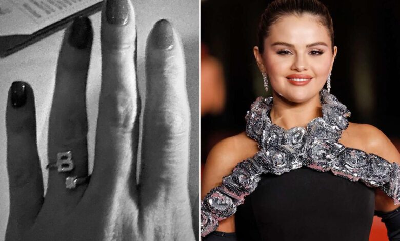 Selena gomez diamond engagement ring