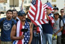 Hands off anti trump protests