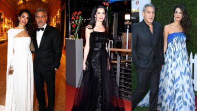 Amal clooney mixes old boho with new boho