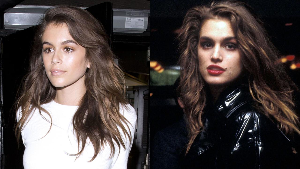 Kaia gerber and cindy crawford tap into their inner thespians
