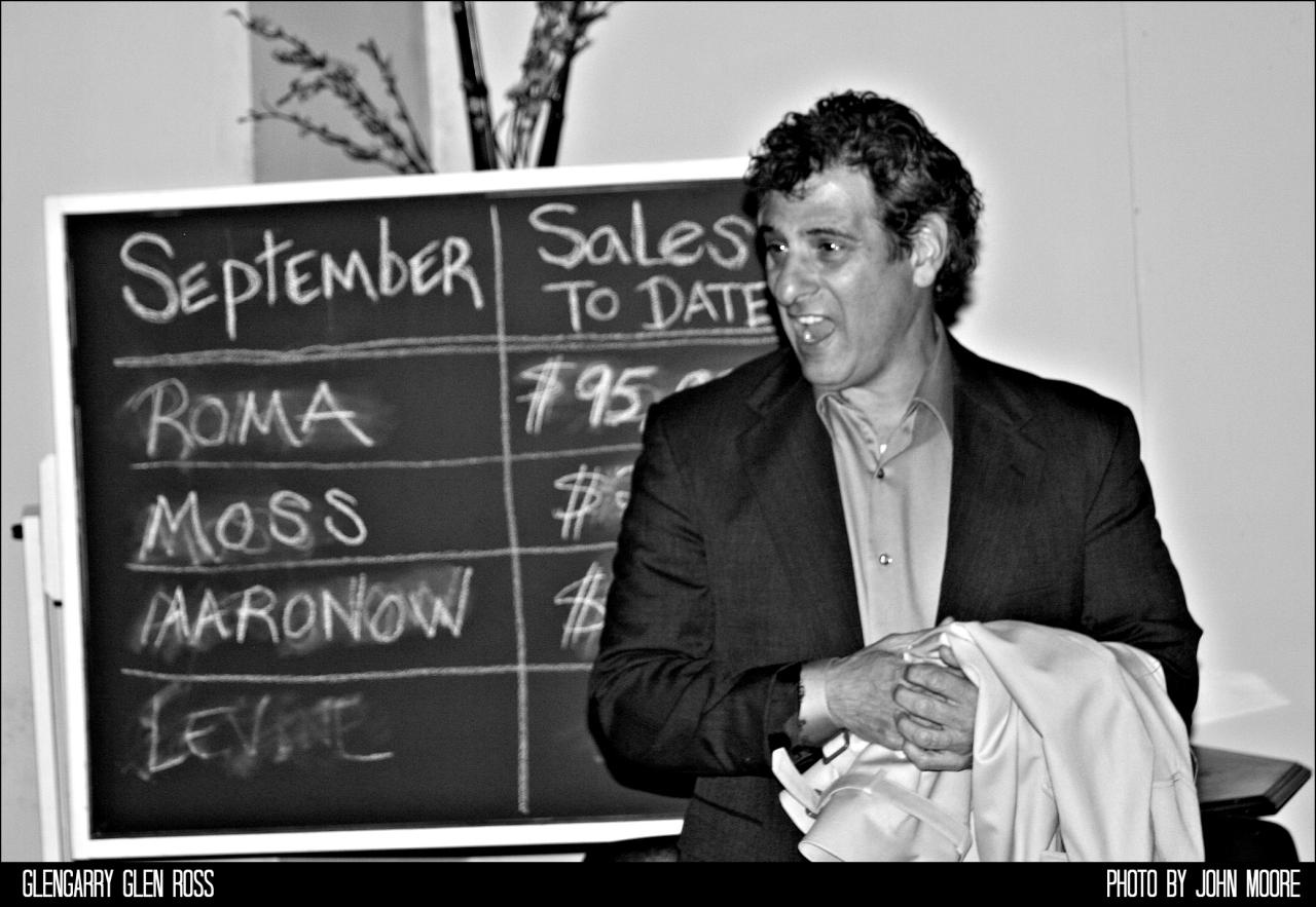 Glengarry glen ross revival opening night