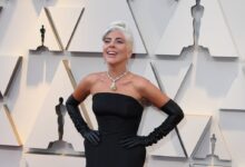 Lady gaga mcqueen dress iheart radio awards