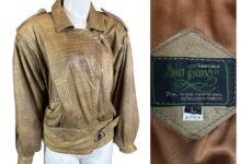 Slouchy leather jacket trend