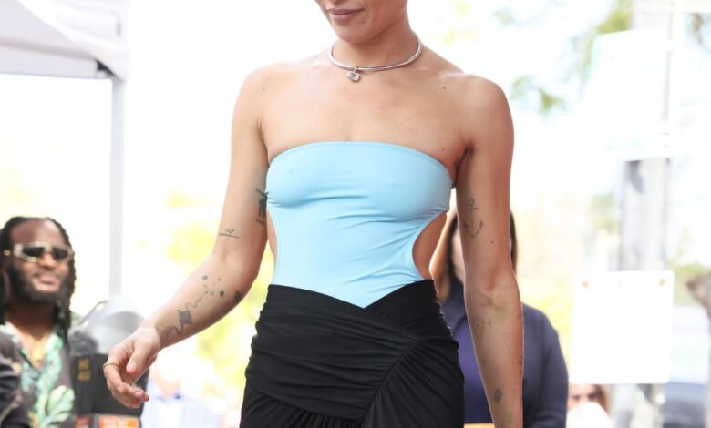 Zoe kravitz winter sandal