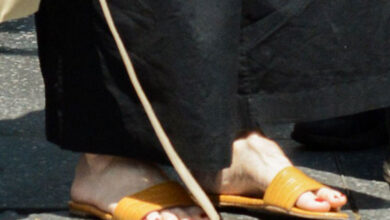 Angelina jolie cold weather sandal