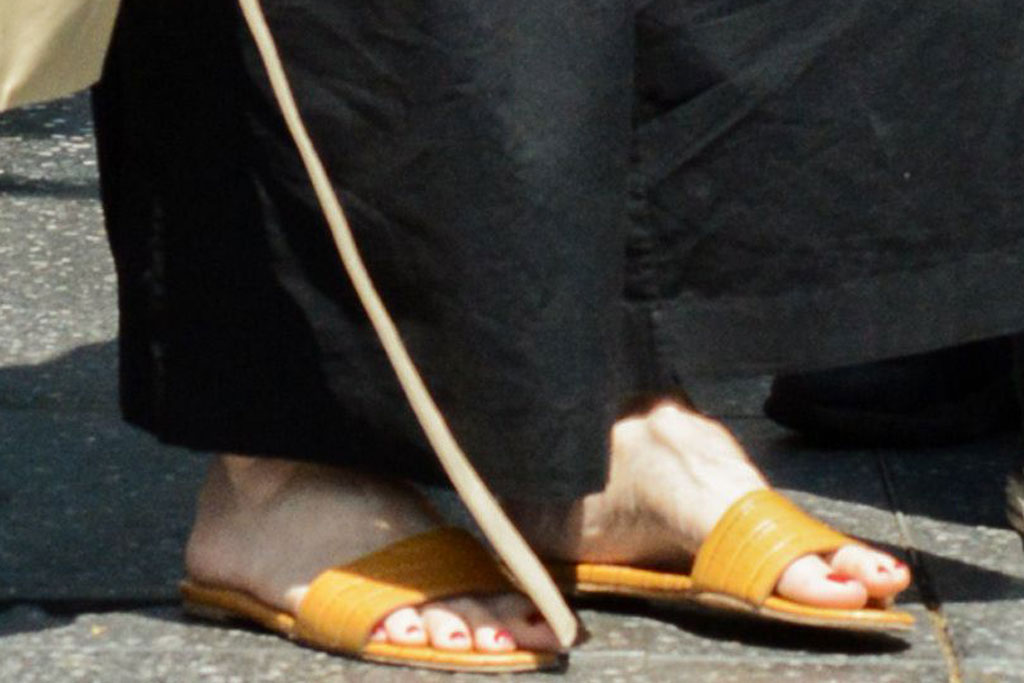 Angelina jolie cold weather sandal