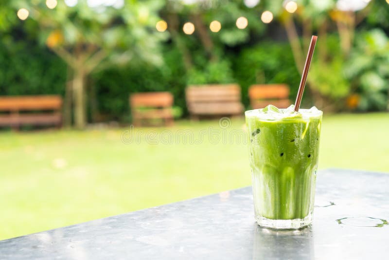 Green tea with milk