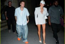 Hailey bieber barrel pants jacquemus paris