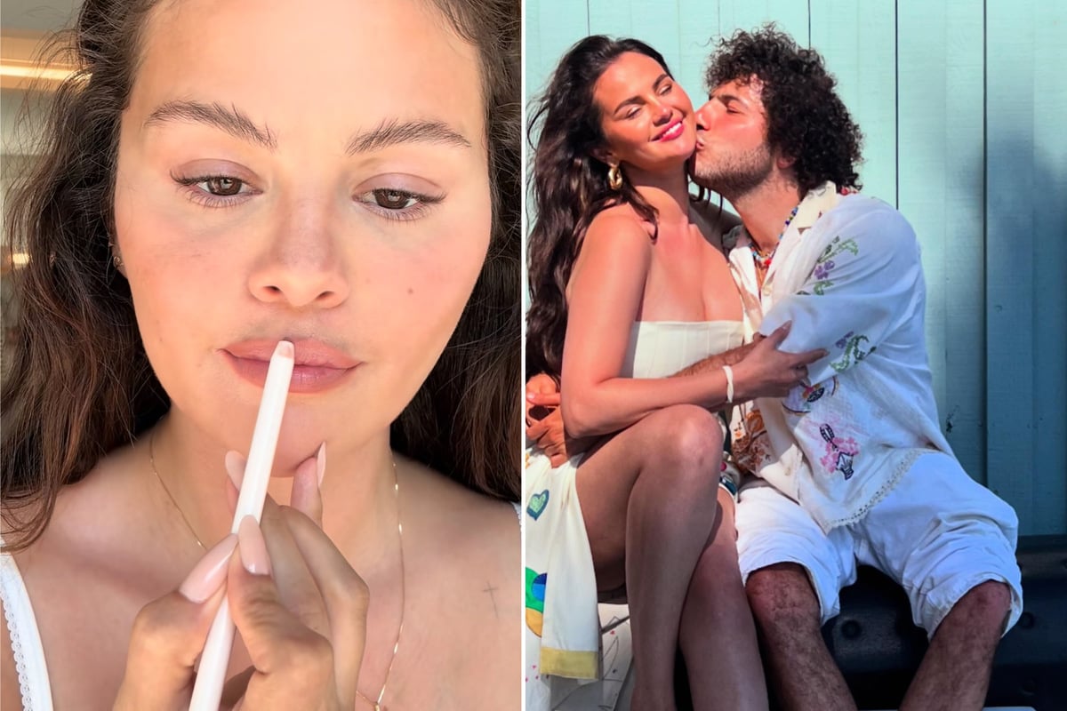 Selena gomez benny blanco matching couples style western affair