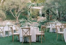 Florist created her own summer garden malibu wedding