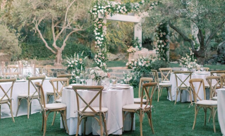 Florist created her own summer garden malibu wedding