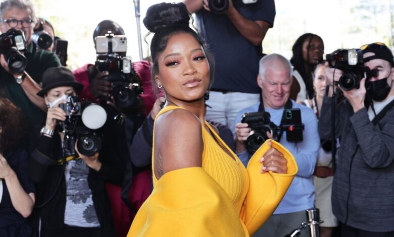 Keke palmer had a very stylish week in vintage dior and new schiaparelli