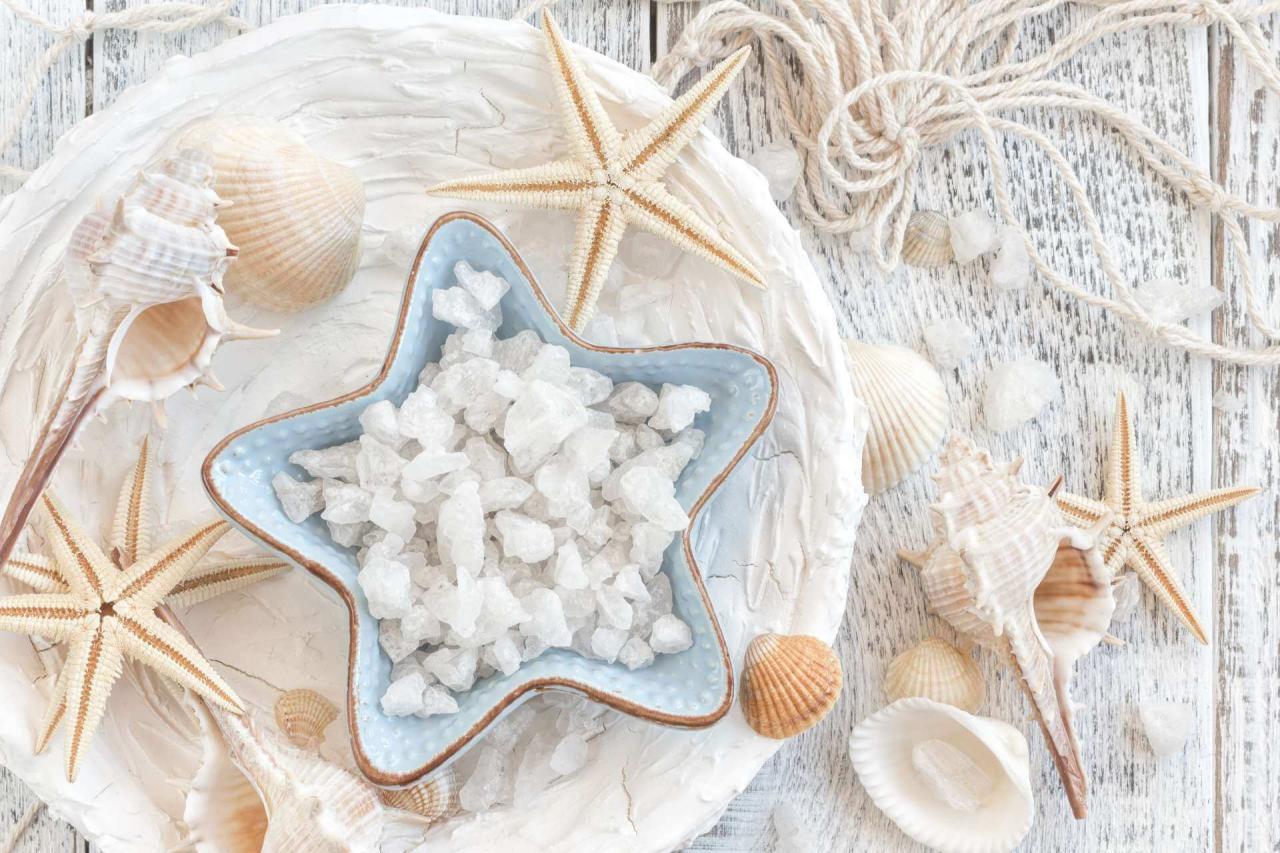 Sea salt skin benefits