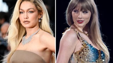 Taylor swift and gigi hadid make girls night a semi formal affair