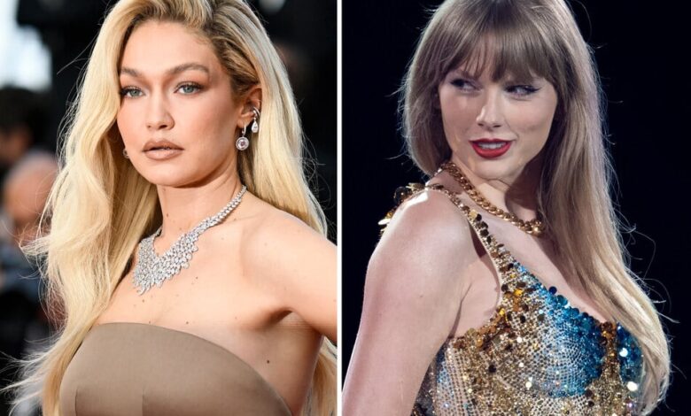 Taylor swift and gigi hadid make girls night a semi formal affair