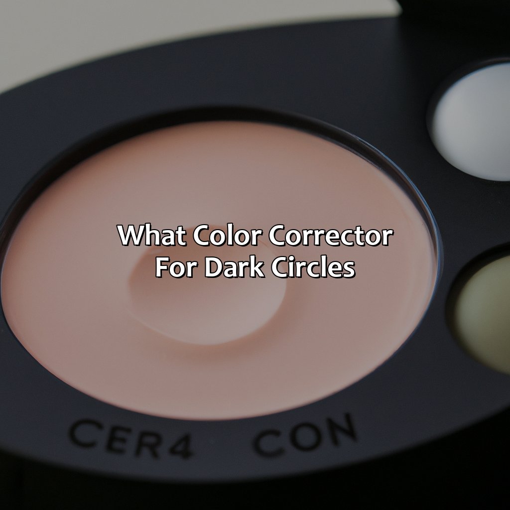 Color correcting neutralize dark circles