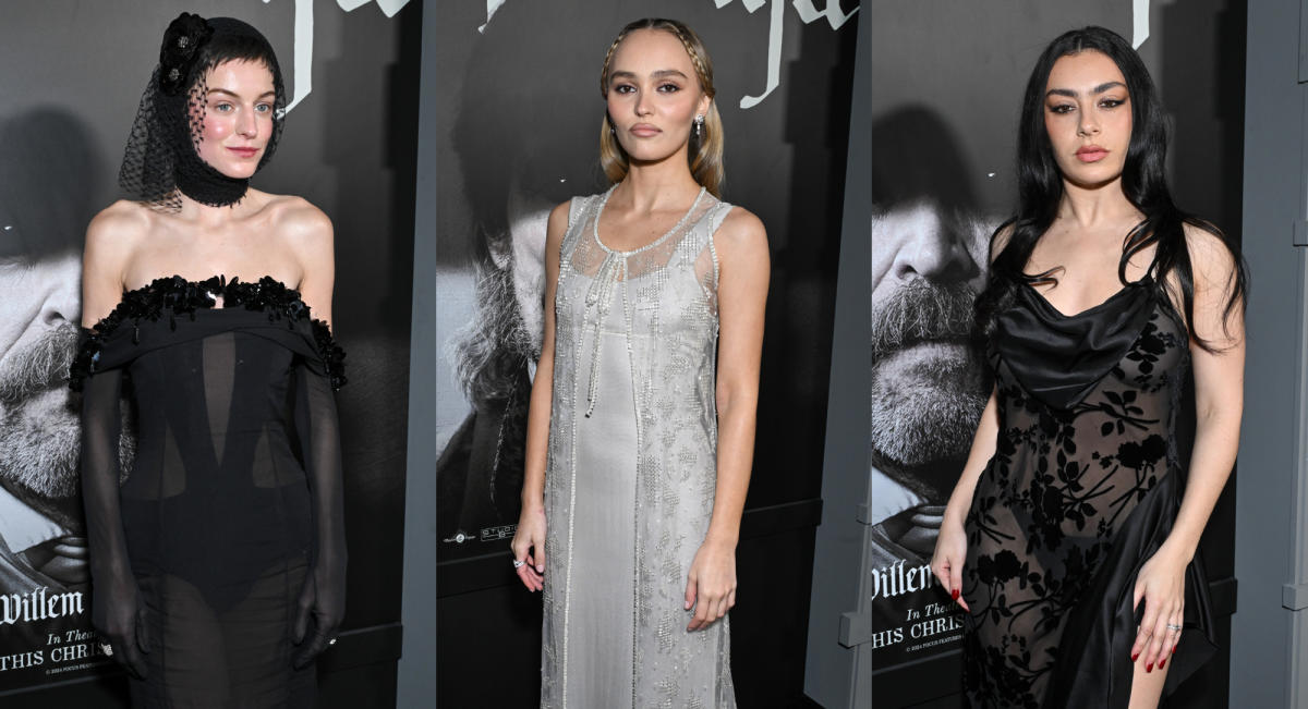 Spellman sabrina outfit Lily rose depp emma corrin sheer gothic glam nosferatu