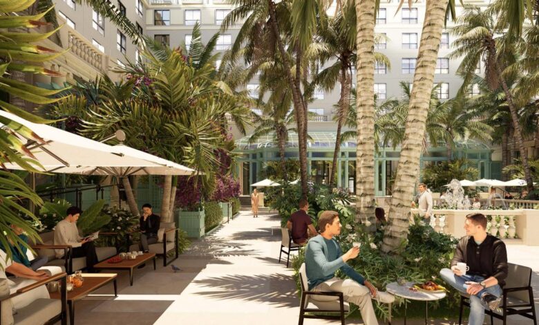 Palm house hotel opening palm beach