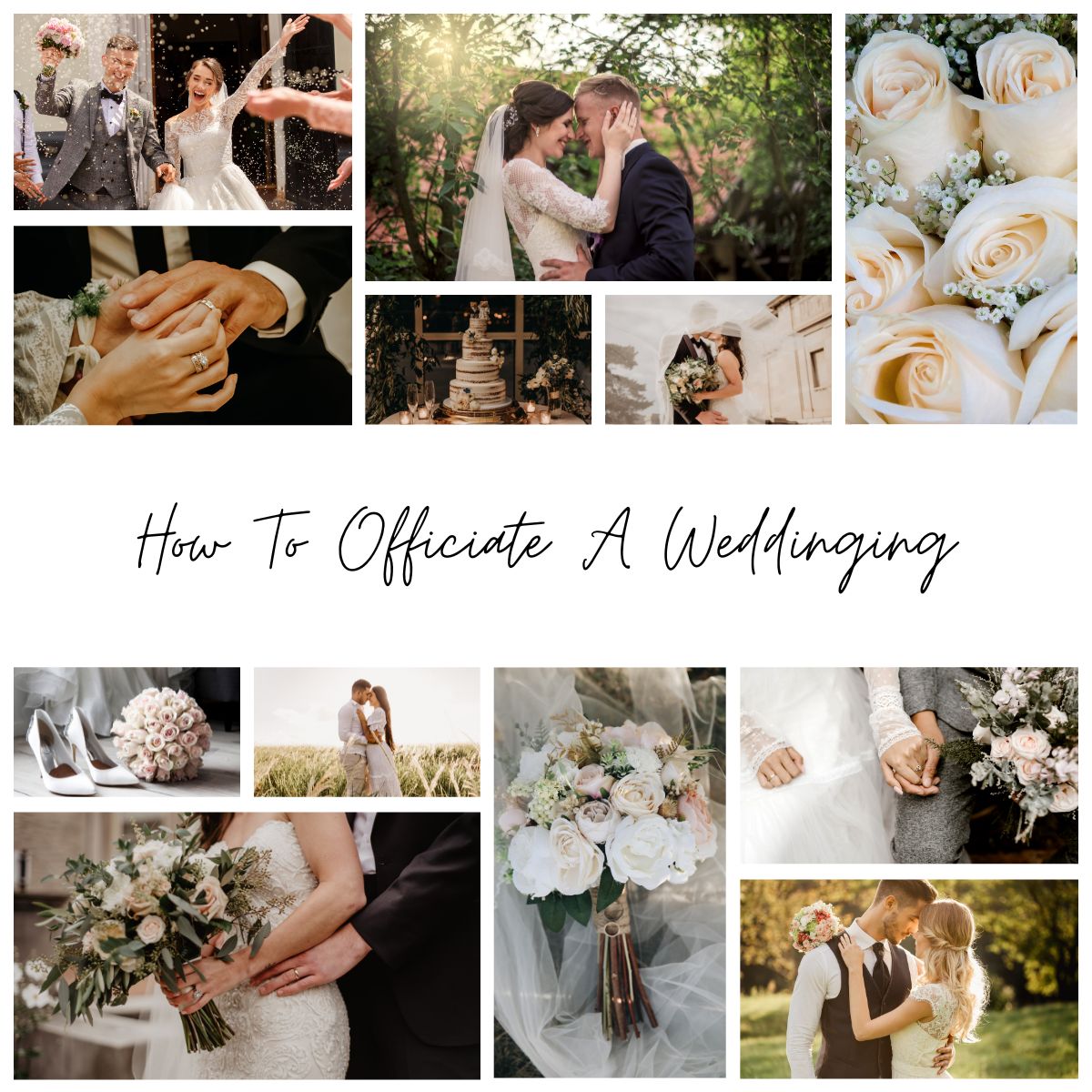 How to officiate a wedding first time