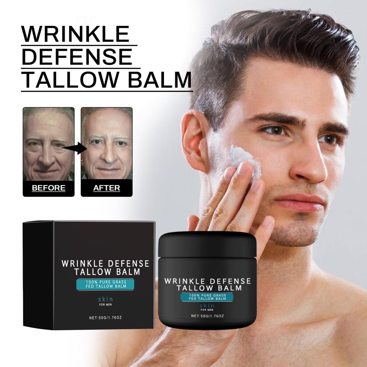 Beef tallow for skin