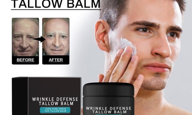 Beef tallow for skin