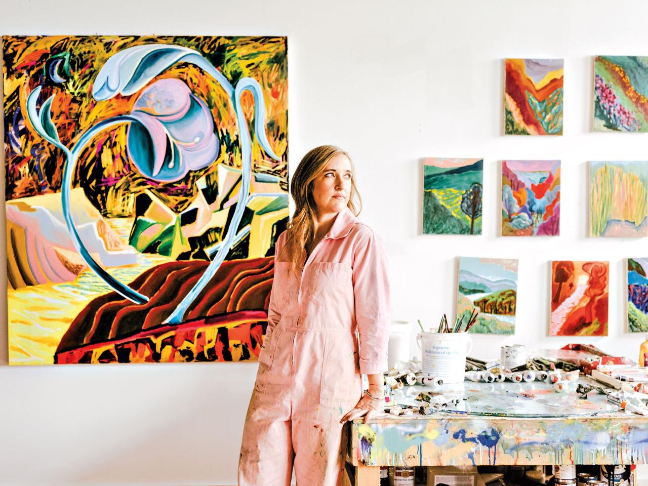 Shara hughes is painting her post election rage