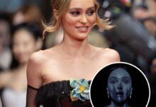Lily rose depp nosferatu red carpet premiere
