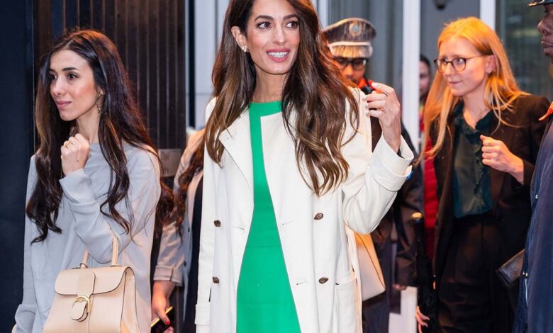 Amal clooney boho chic