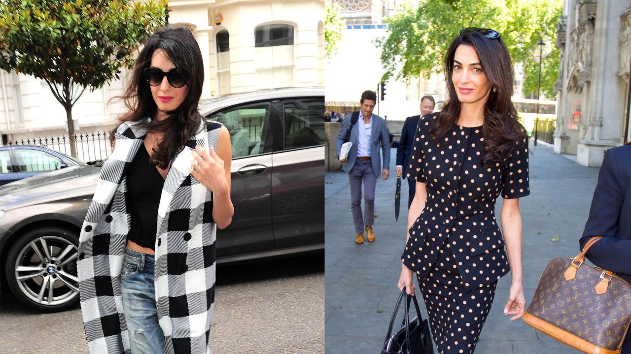 Amal clooney boho chic
